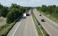 Baleset az M1-es autópályán Győr közelében