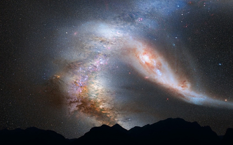 Felfedezték az eddig ismert legrégebbi összeolvadt galaxist