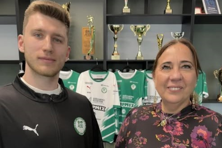 Szerződés-hosszabbítás: Dely Márton az ETO University Handball Team játékosa marad