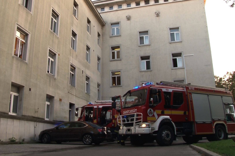 Tűz keletkezett a győri kórházban 