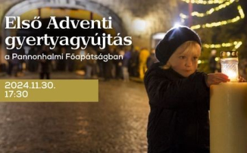 Pannonhalmán is felgyúlnak az adventi fények