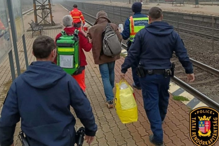 Életmentés a vasútállomáson