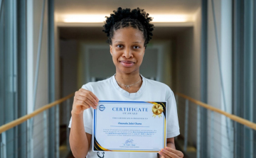 Győrben tanul a legjobb, Európában tanuló afrikai hallgató