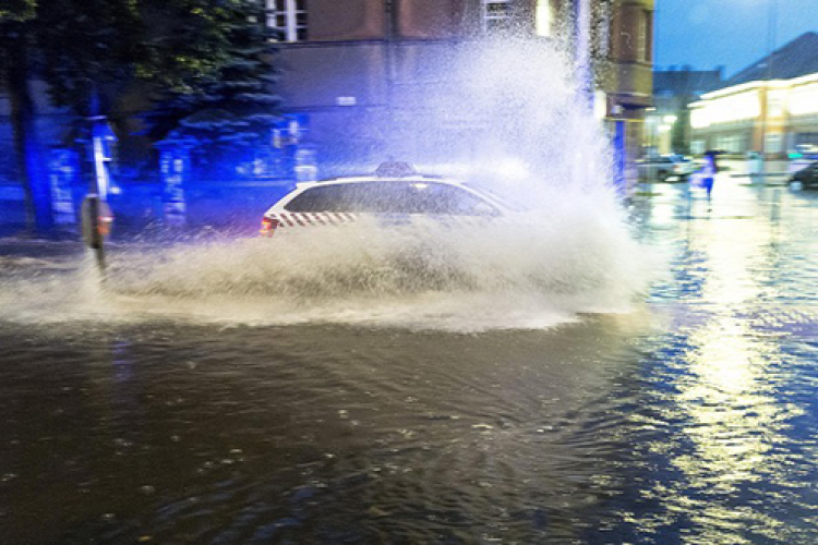 Leszakadt az ég Győrre és a környező településekre