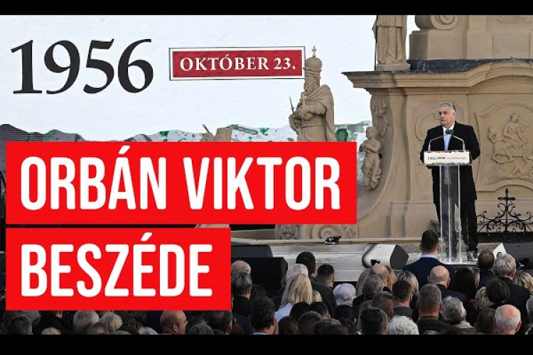 Október 23. - KTK: Orbán Viktor a Millenáris Parkban mond ünnepi beszédet október 23-án