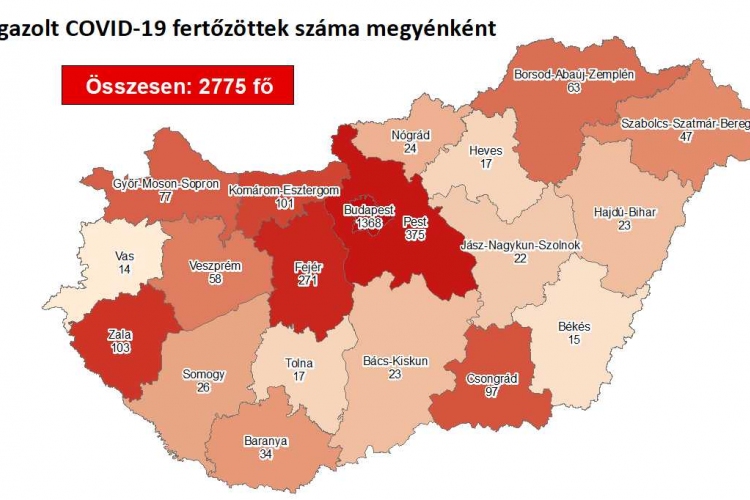 Elhunyt 12 beteg, megyénkben is nőtt a koronavírus-fertőzöttek száma