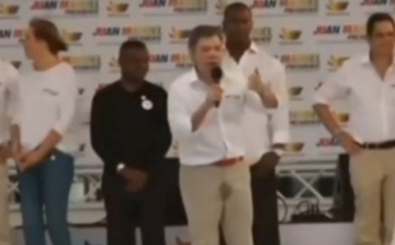 Bevizelt beszéd közben a kolumbiai elnök ( VIDEÓ )