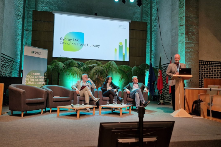 Kajárpéci polgármester a klímaelnökségben