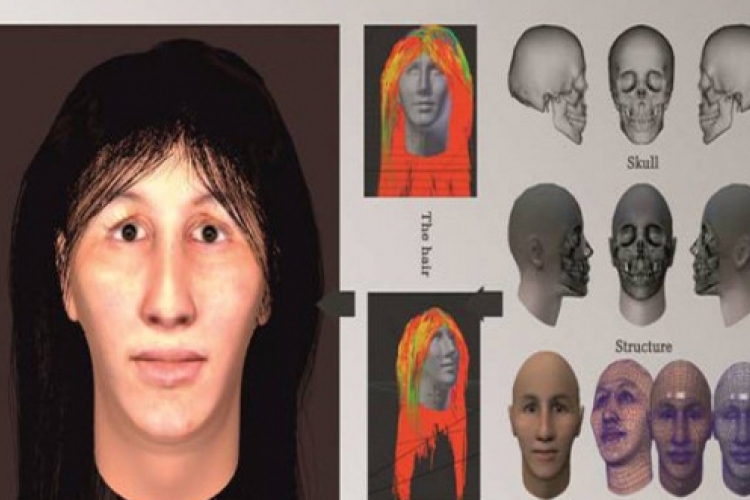 Hétezer éve élt nő arcvonásait rekonstruálták Iránban