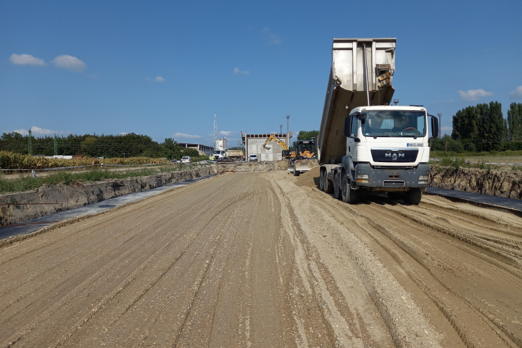 Jól halad a Mosonmagyaróvárt elkerülő, déli tehermentesítő út építése
