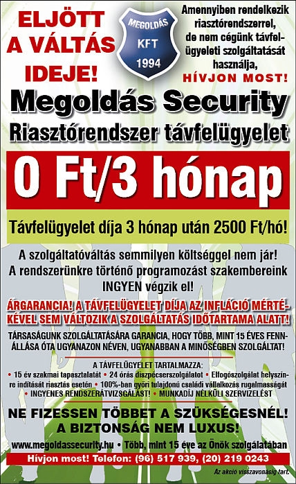 Megoldás Security Győr