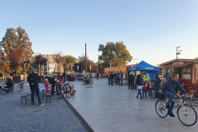 Újra Bringás Reggeli Győrben