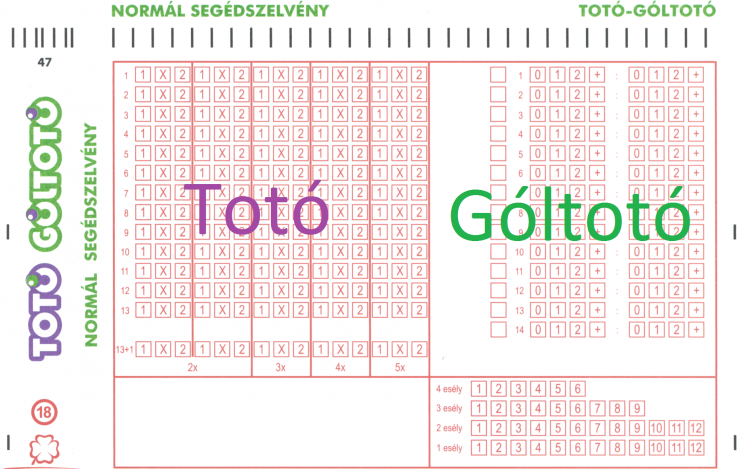 Hivatalos totónyeremények