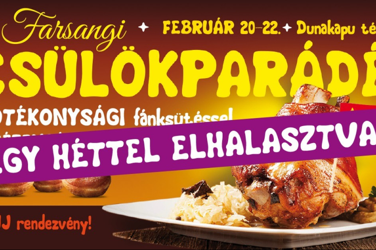 Új időpontban, február 27–28-án és március 1-jén jön a Farsangi Csülökparádé Győrben