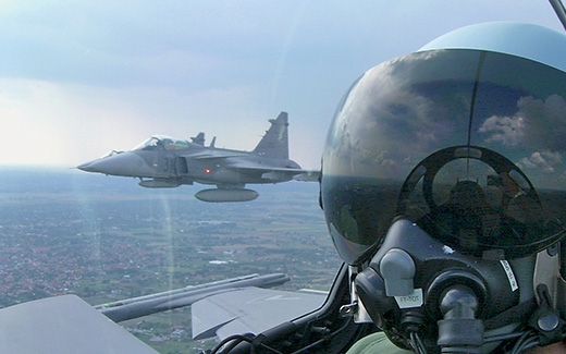 Győr légterében gyakorlatoznak csütörtökön a Magyar Honvédség Gripenjei