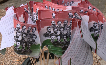 Az aradi vértanúkra emlékeztek Győrben