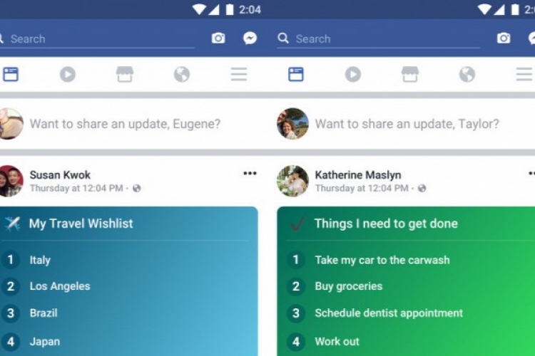 Új funkció jön a Facebookra, listákat is írhatunk