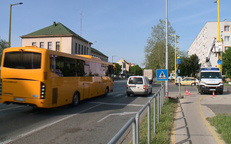 Új jelzőlámpákat kap a forgalmas győri csomópont