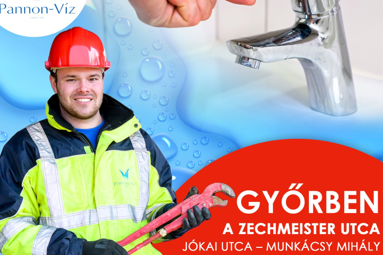 Csütörtökön szünetelni fog az ivóvízellátás a belvárosban