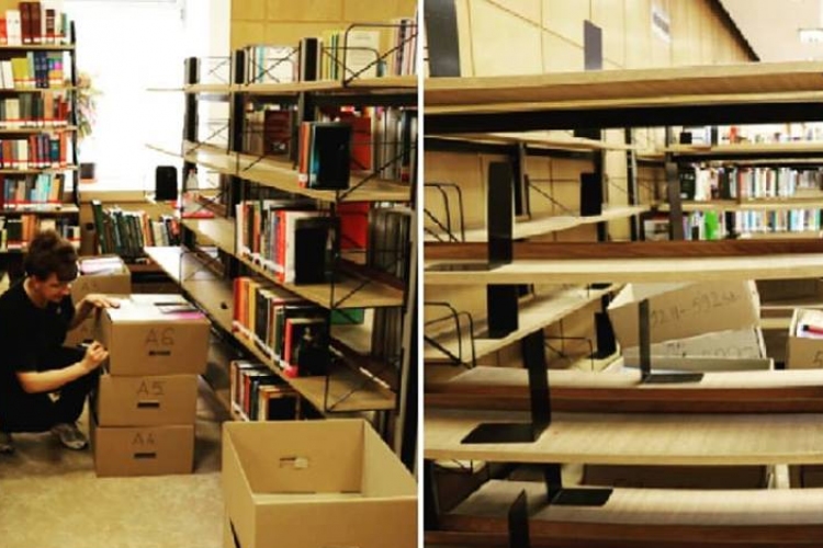 Bezár a Kisfaludy Könyvtár, 57 ezer kötetet dobozolnak be