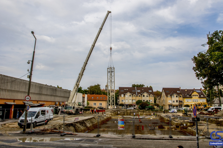 Zajlanak az építkezési munkálatok 
