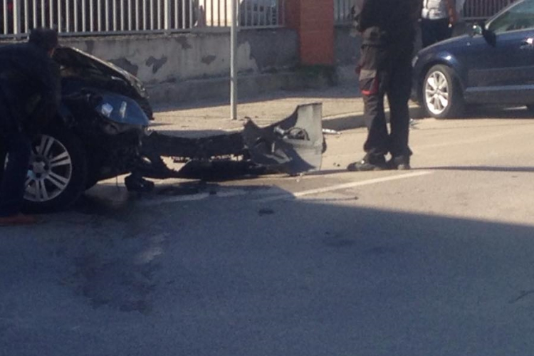 Két autó ütközött Győr belvárosában