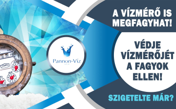 Védjük a vízórát a fagyoktól!