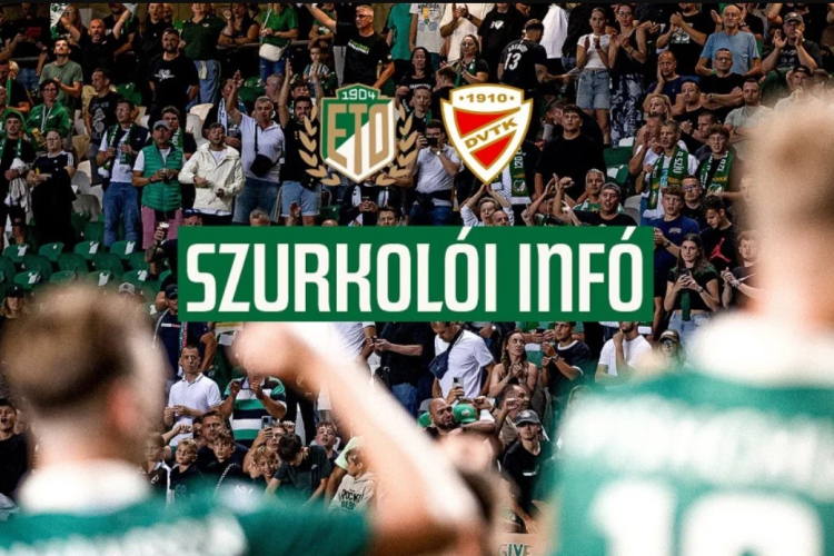 Szurkolói információk az ETO FC-DVTK meccsre