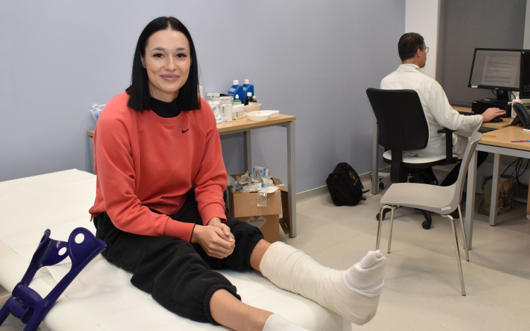 Ismét megműtötték Péter Sára válogatott tornász bokáját