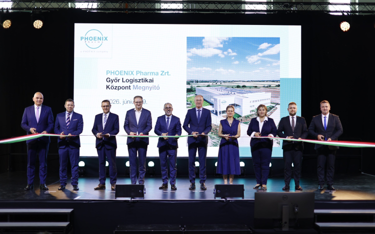 Elkészült az „Arrabona” projekt: átadta új gyógyszerlogisztikai központját Győrben a PHOENIX Pharma