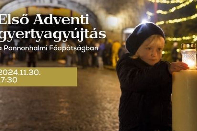 Pannonhalmán is felgyúlnak az adventi fények