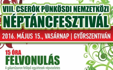  Pünkösdvasárnap: Néptáncfesztivál Győrszentivánon