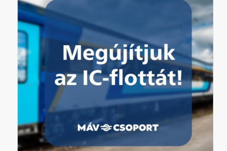 MÁV: megújítják az IC-flottát