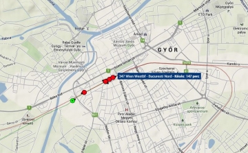 180-240 perces késésekre kell számítani a győri vasútvonalon