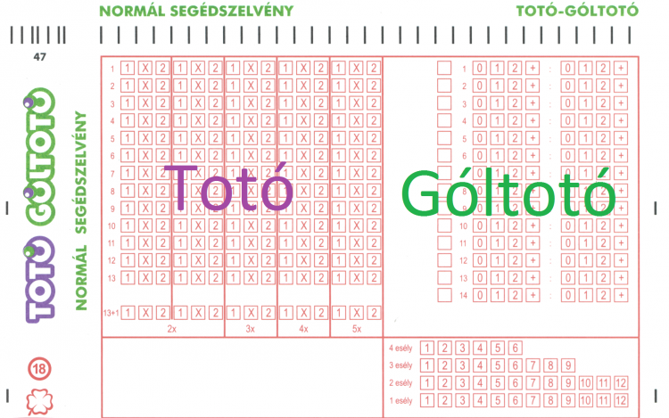 Hivatalos totónyeremények