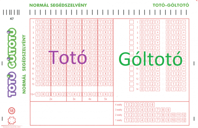 Hivatalos totónyeremények