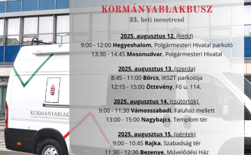 Erre kanyarodik a héten a kormányablakbusz