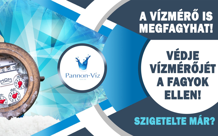 Védjük a vízórát a fagyoktól!