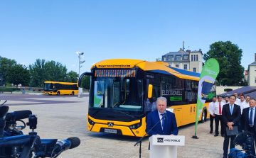 Győrben tesztelik a világ leghatékonyabb e-buszait