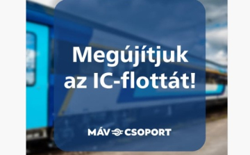 MÁV: megújítják az IC-flottát