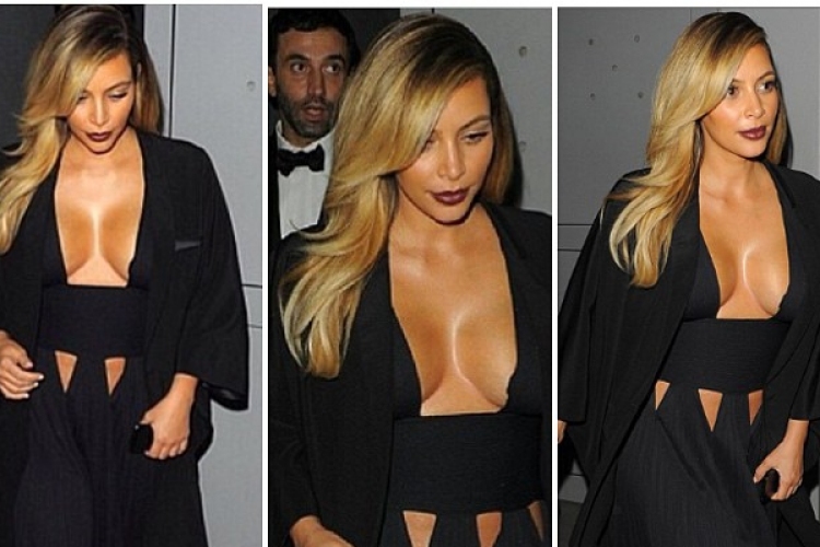 Kim Kardashian ragaszkodik a feketéhez és a mellkirakáshoz 