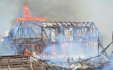 Hatalmas tűz pusztított a Fertő tónál 