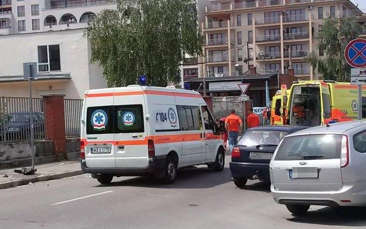 Motorost gázoltak Győr belvárosában 