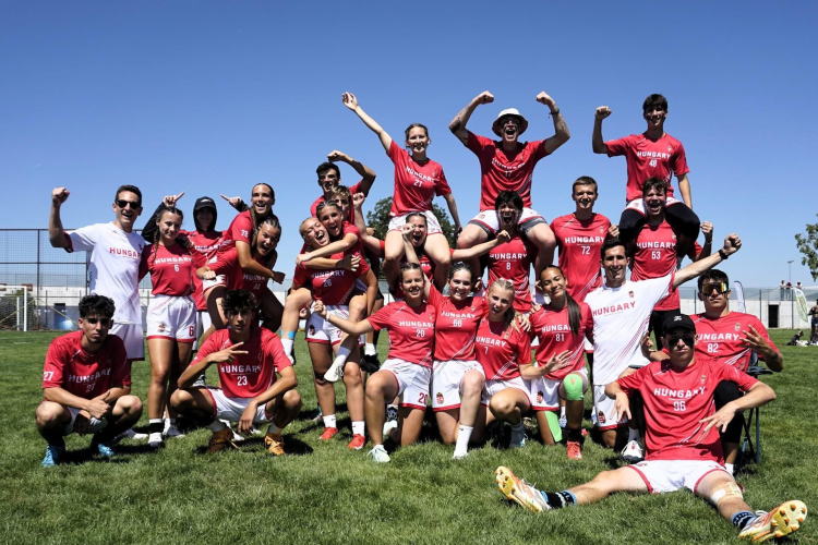 Győriekkel lett Európa-bajnok a magyar frízbicsapat