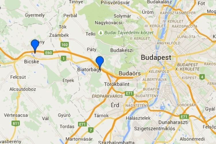 Jelentős a forgalom az M1-esen Budapest irányába 