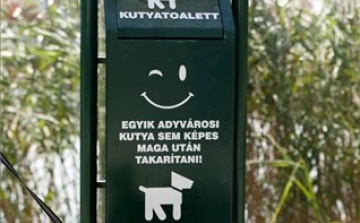Öt új kutyatoalett kerül kihelyezésre  Győrben