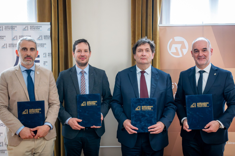 Gyakorlati jogászképzés: együttműködési megállapodást kötött a Széchenyi István Egyetem és a Győri Törvényszék