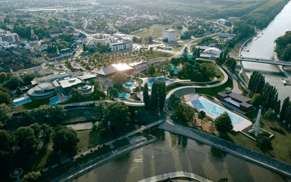 Elkészült a győri Vízi Élménypark koncepcióterve