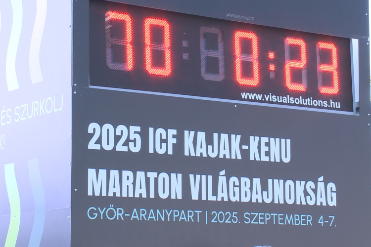 Elindult a VB-visszaszámláló Győrben