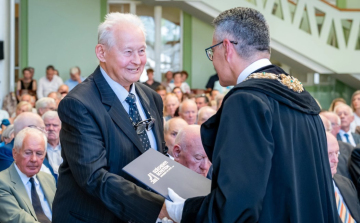 Díszdiplomák és fogadalomtétel az óvári karon